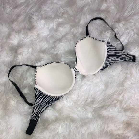 VS Zebra The Naked Demi Underwire Bra 34DD - Picture 3 of 8